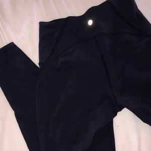 lululemon navy blue 7/8 leggings